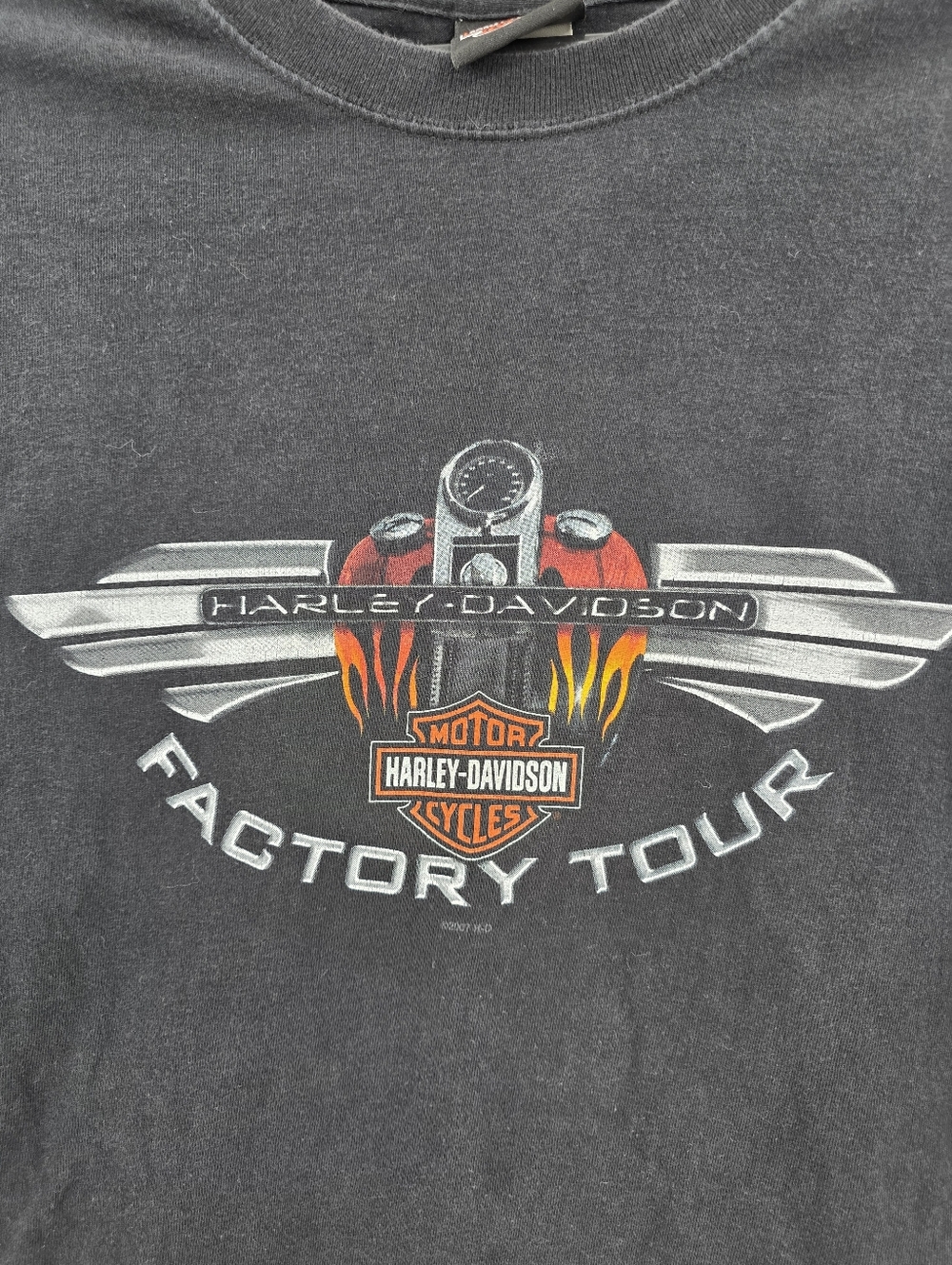VTG Harley Davidson Factory Tour Vehicle Operations Tshirt York Pennsylvania 2XL - Picture 5 of 10
